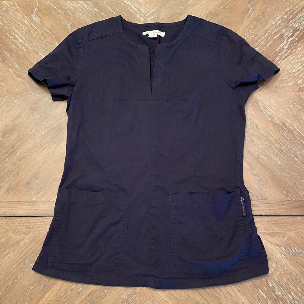 Women's Mackenzie V-Neck Stretch Solid Scrub Top